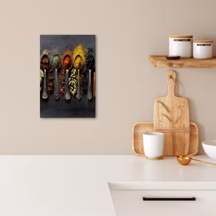 KitchenYeah - Cocina - Lienzo - Cucharas - Especias - Canela - Chili — 4