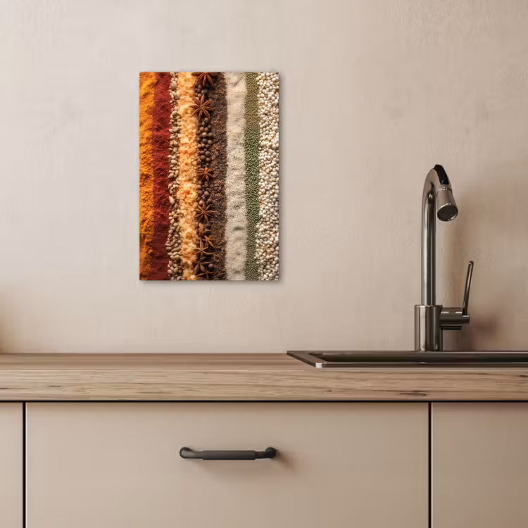KitchenYeah - Cocina - Lienzo - Órbitas - Vertical - Hierbas - Variación — 2
