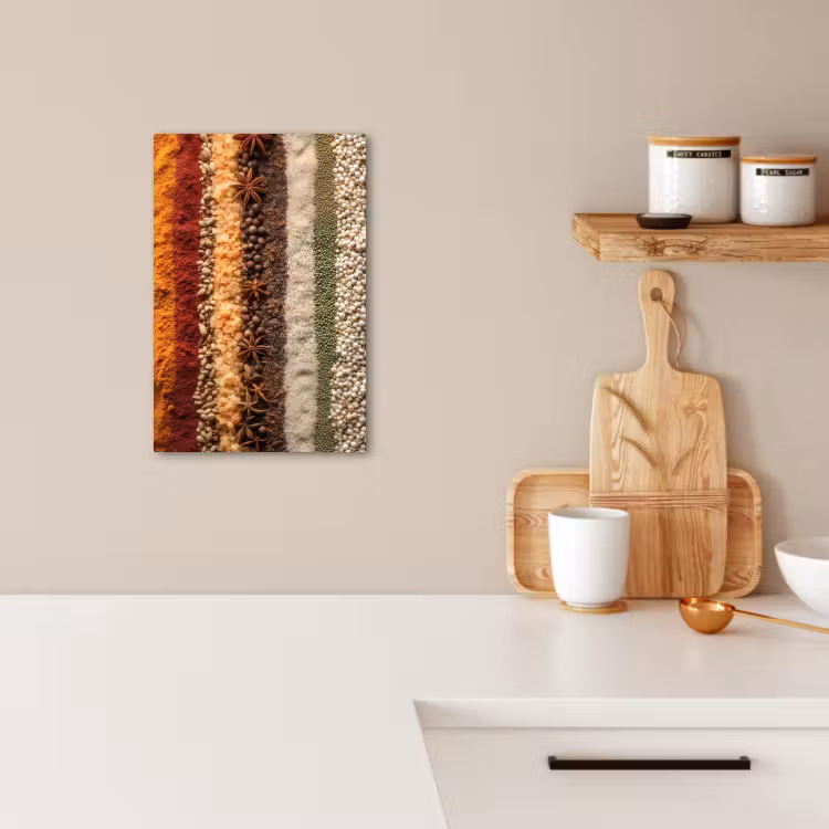 KitchenYeah - Cocina - Lienzo - Órbitas - Vertical - Hierbas - Variación — 3