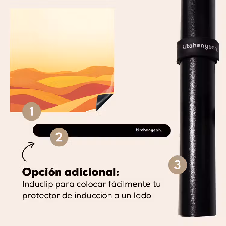 Protector de inducción - Café - Paisaje - Naranja - Granos de café — 8