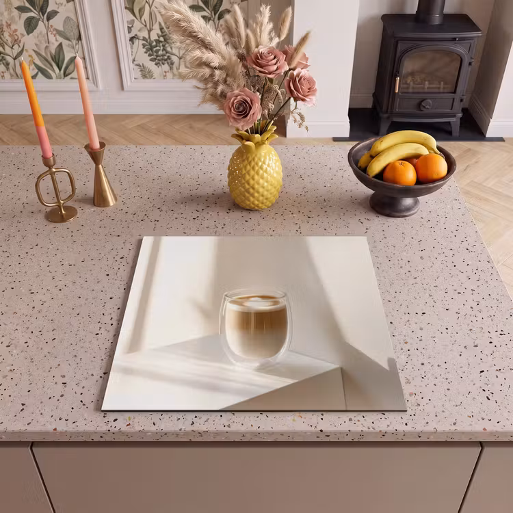 Protector de inducción - Taza - Latte - Minimalista - Sombra — 3