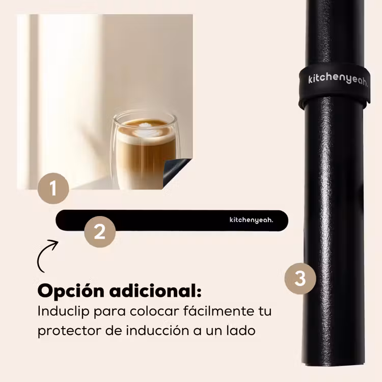 Protector de inducción - Taza - Latte - Minimalista - Sombra — 8