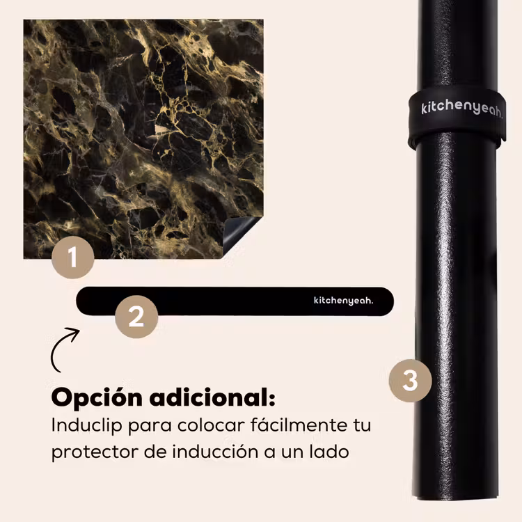 Protector de inducción - Cristallo - Oro - Nero - Marmo — 8