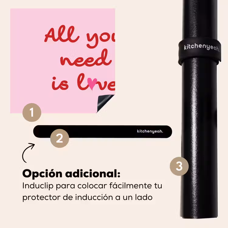 Protector de inducción - Madre - Amor - Texto - Rojo — 7