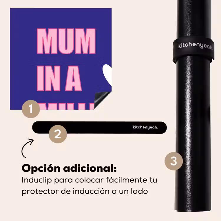 Protector de inducción - Madre - Texto - Azul - Corazón — 7