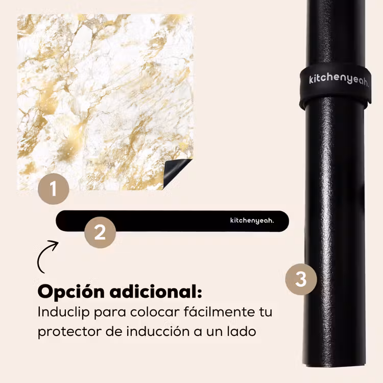 Protector de inducción - Marmo - Oro - Testurizzato — 8