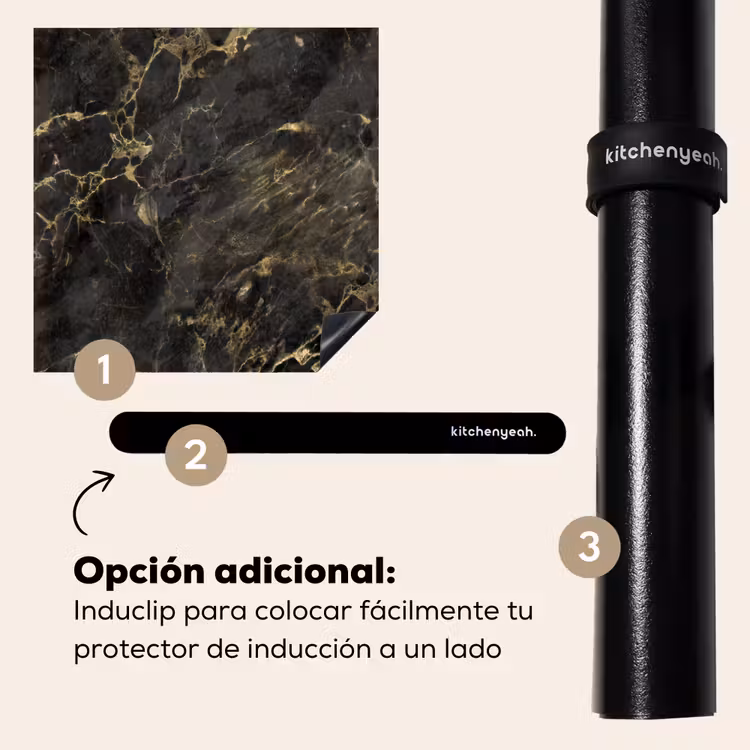 Protector de inducción - Nero - Marmo - Oro - Nerf — 8