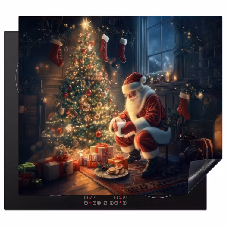 Protector de inducción - Santa - Chimenea - Oscuro — 1