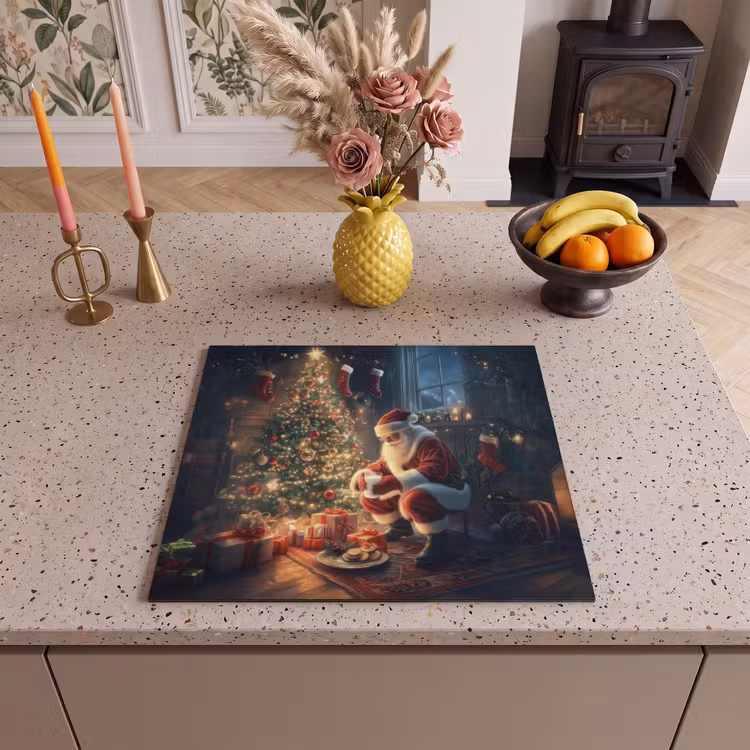 Protector de inducción - Santa - Chimenea - Oscuro — 3