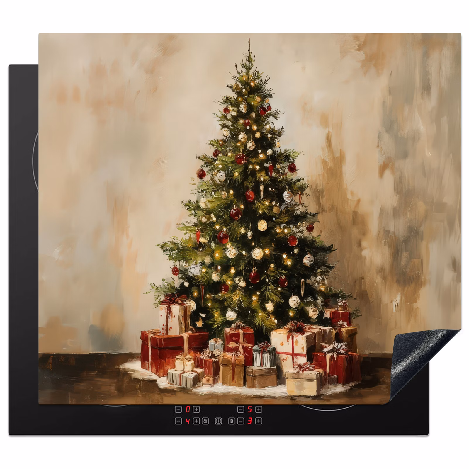 Protector de inducción - Árbol de Navidad - Decorado - Colorido — 1