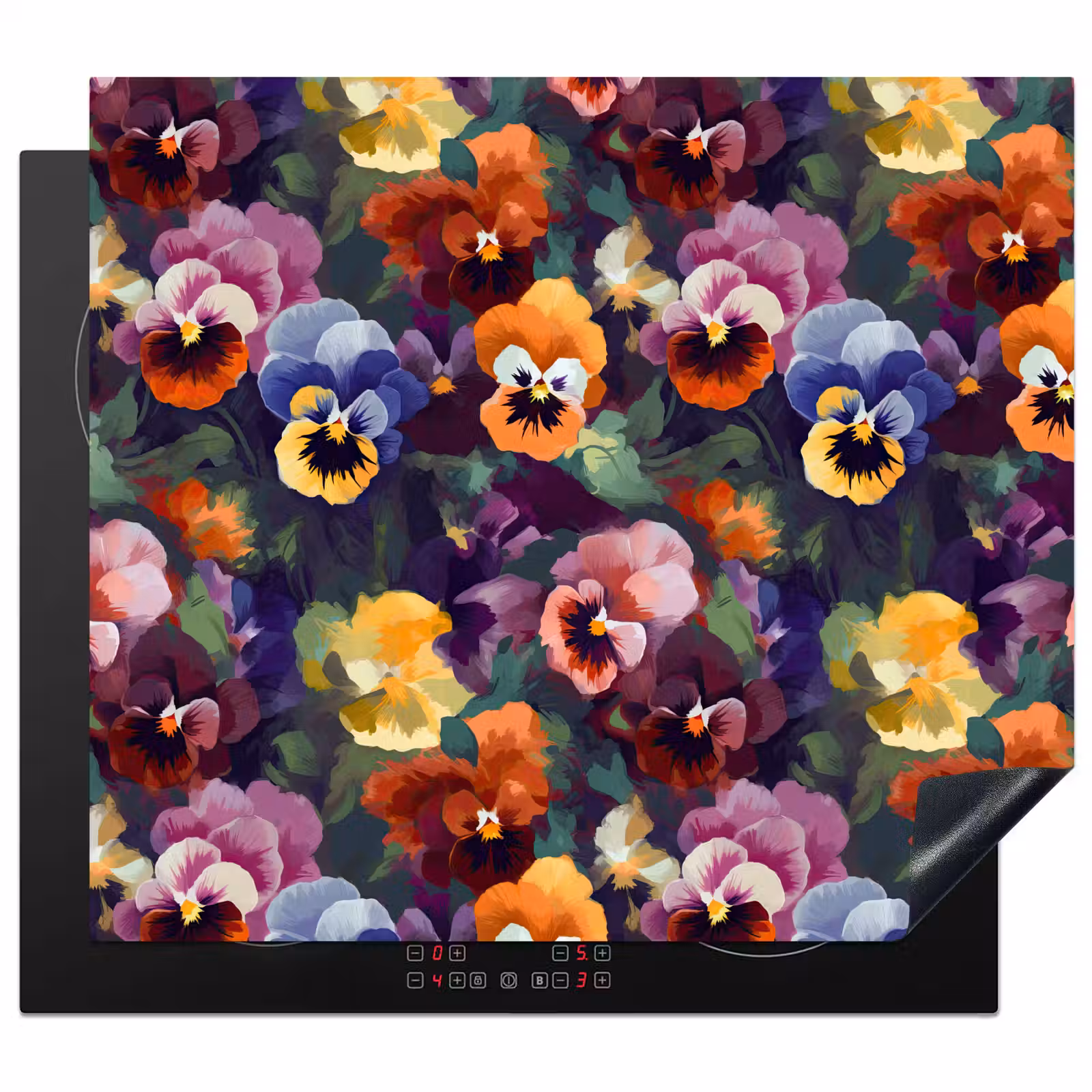 Protector de inducción - Violetas - Colores - Pétalos — 1