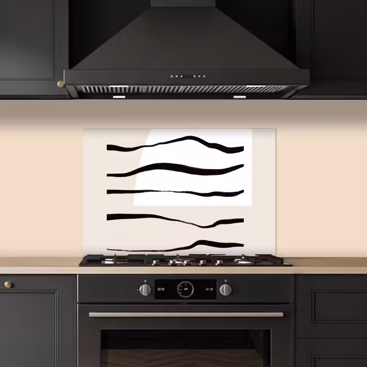 Salpicaderos de cocina - Abstracto - Línea - Pastel — 5