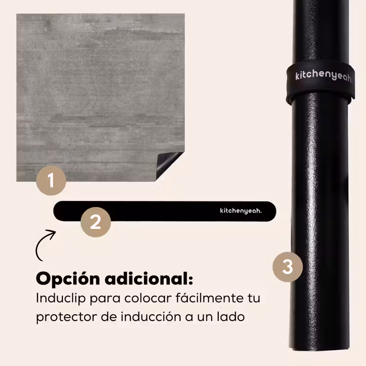 Protector de inducción - Patrón - Hormigón - Gris — 8