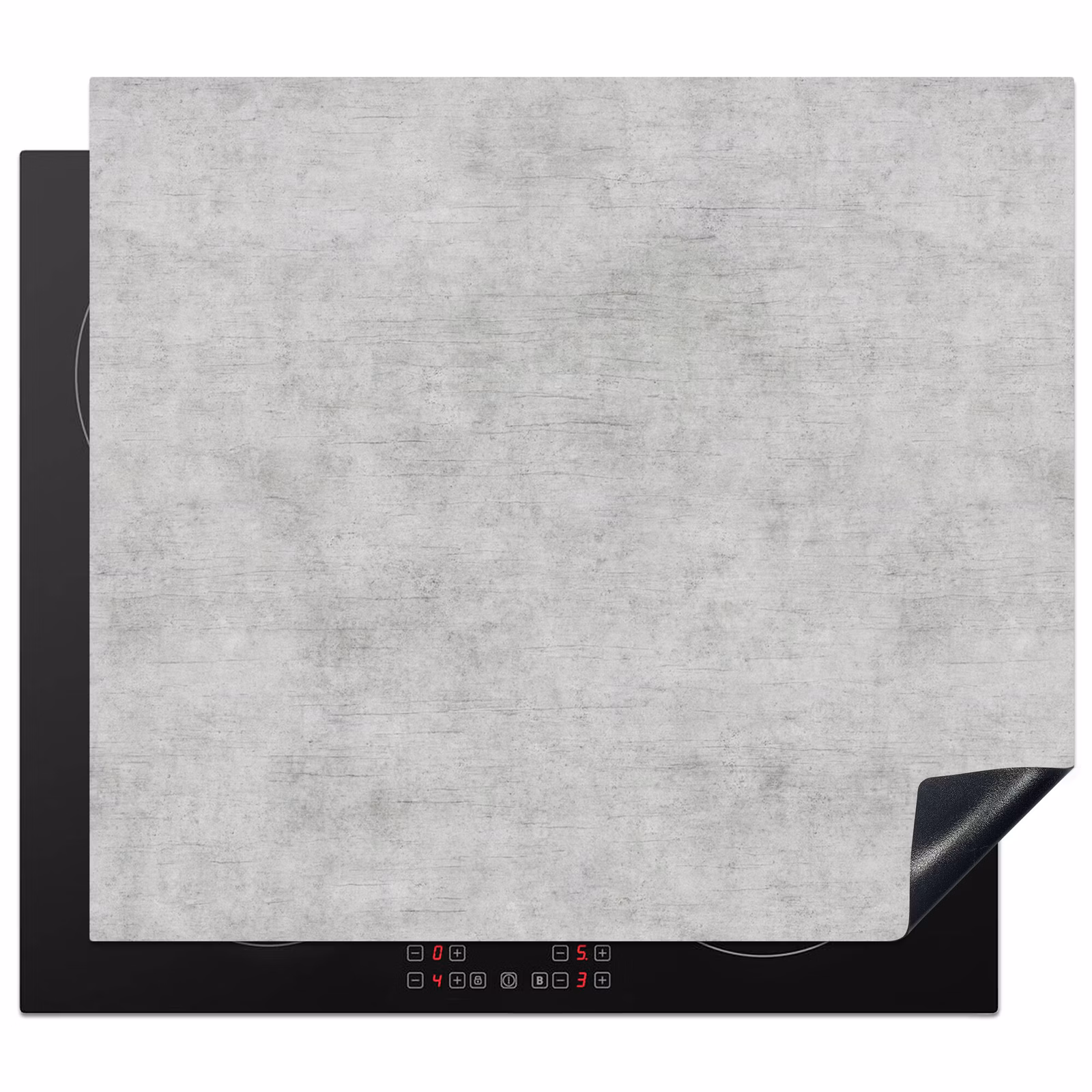 Protector de inducción - Hormigón - Gris - Industrial - Patrón — 1