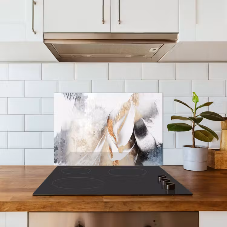 Salpicaderos de cocina - Abstracto - Oro - Diseño - Lujo — 3