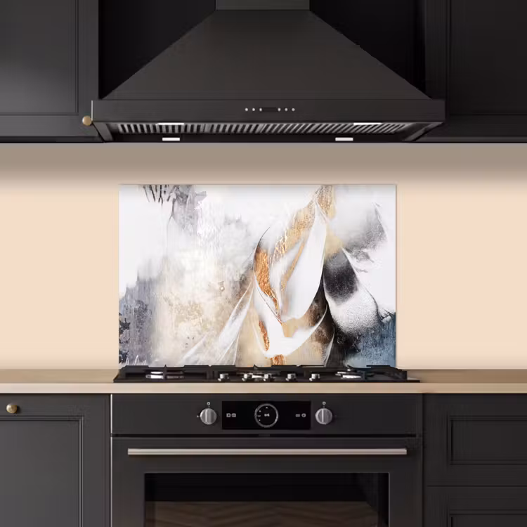 Salpicaderos de cocina - Abstracto - Oro - Diseño - Lujo — 5