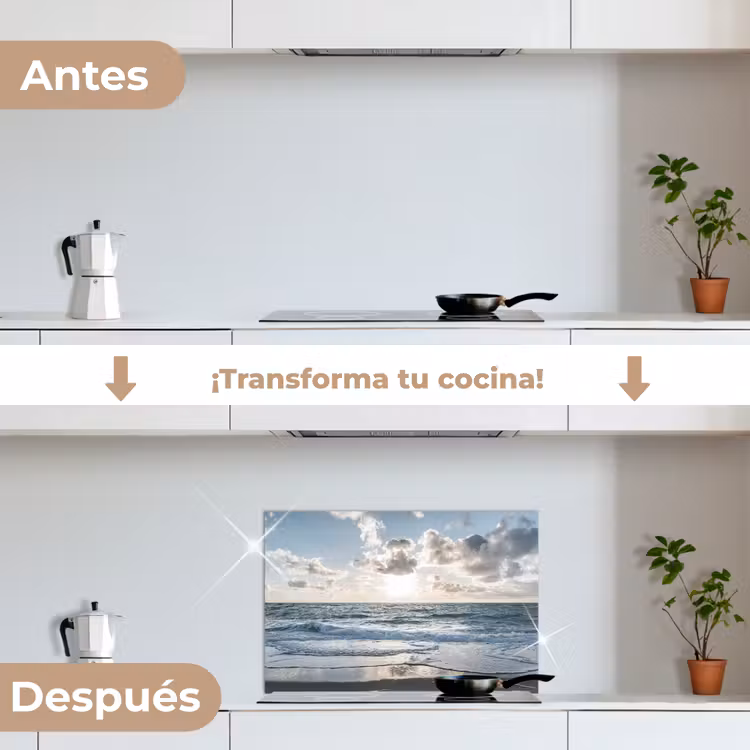 Salpicaderos de cocina - Mar - Nubes - Alemania — 7