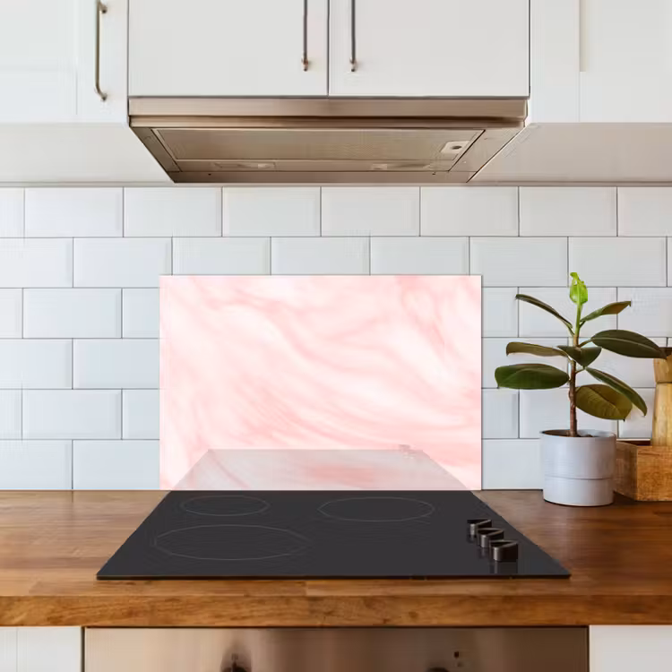 Salpicaderos de cocina - Mármol - Rosa - Blanco - Lujo - Aspecto de mármol — 3