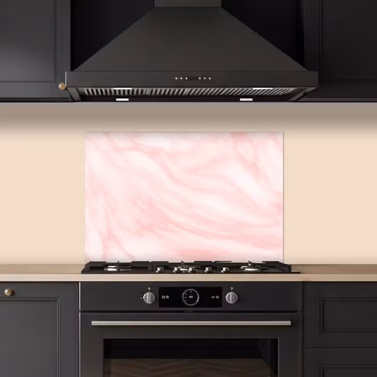 Salpicaderos de cocina - Mármol - Rosa - Blanco - Lujo - Aspecto de mármol — 5