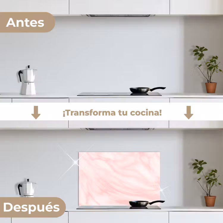 Salpicaderos de cocina - Mármol - Rosa - Blanco - Lujo - Aspecto de mármol — 7