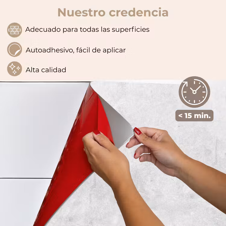 Salpicaderos de cocina - Mármol - Textura - Gris - Aspecto de mármol — 4