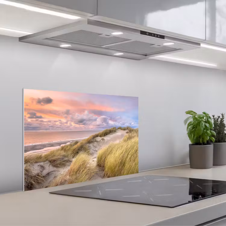 Salpicaderos de cocina - Playa - Mar - Duna - Puesta de sol — 1