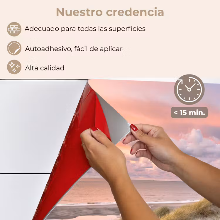 Salpicaderos de cocina - Playa - Mar - Duna - Puesta de sol — 4