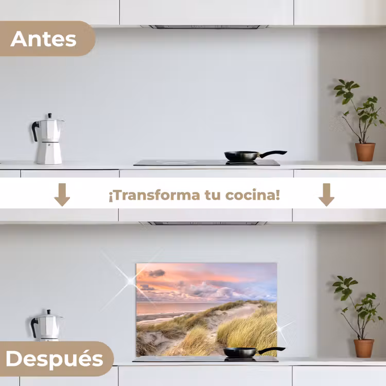 Salpicaderos de cocina - Playa - Mar - Duna - Puesta de sol — 7