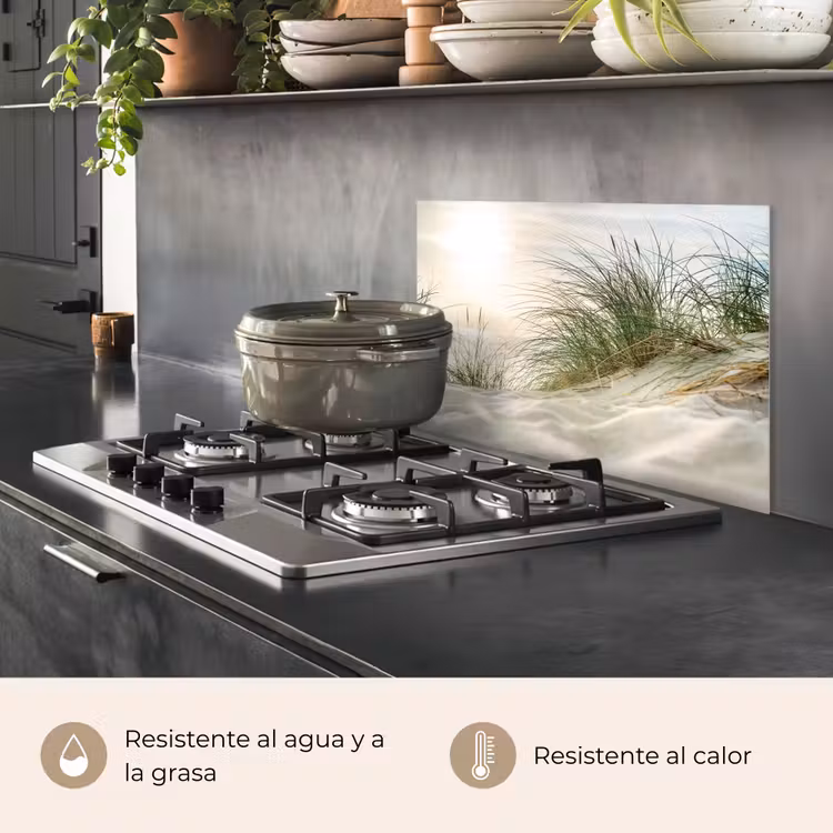 Salpicaderos de cocina - Dunas - Islas Wadden - Agua — 2