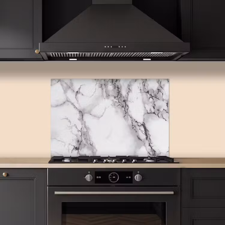 Salpicaderos de cocina - Mármol - Piedra - Blanco - Gris - Negro - Aspecto de mármol — 5