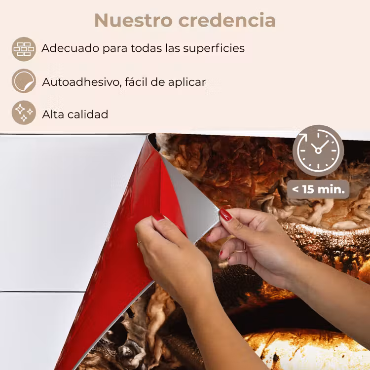 Salpicaderos de cocina - Oro - Labios - Arte - Oro - Lujo - Abstracto — 4