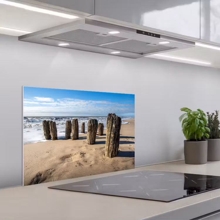 Salpicaderos de cocina - Arena - Playa - Polo - Agua - Verano — 1
