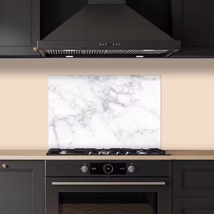 Salpicaderos de cocina - Mármol - Blanco - Gris - Lujo - Aspecto de mármol - Piedra — 5