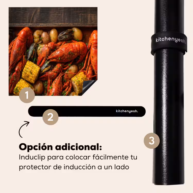 Protector de inducción - Langosta - Verduras - Alimentos — 8