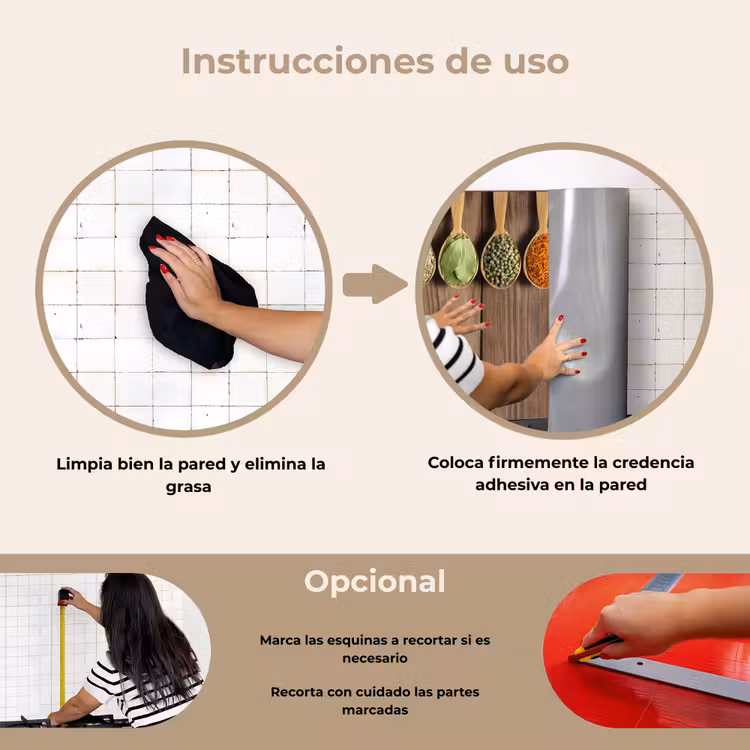 Salpicaderos de cocina - Cucharas - Hierbas - Madera — 6