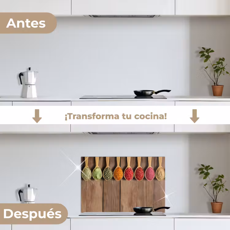 Salpicaderos de cocina - Cucharas - Hierbas - Madera — 7