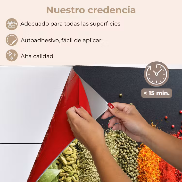 Salpicaderos de cocina - Especias - Hierbas - Empleo - Rainbow — 4