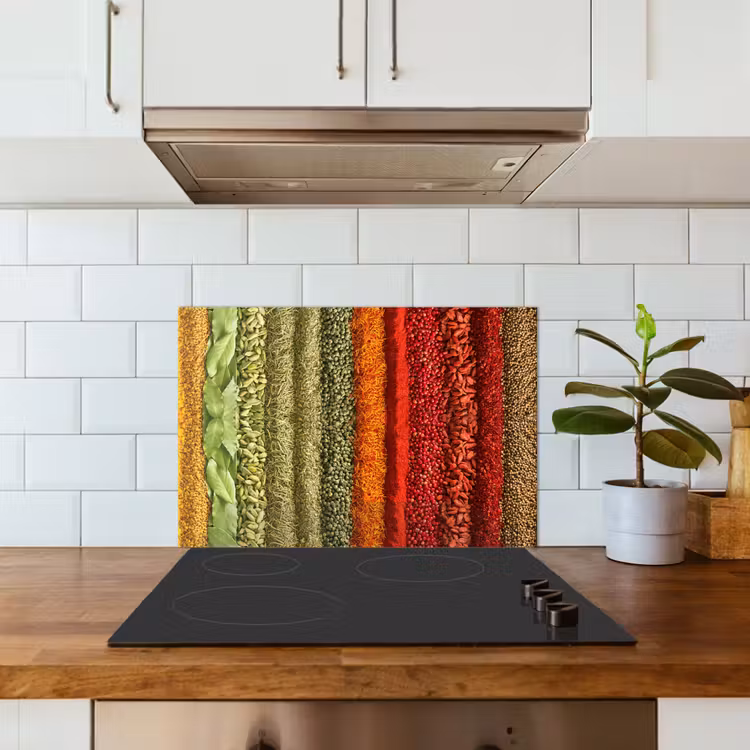 Salpicaderos de cocina - Hierbas - Especias - Colorido — 3