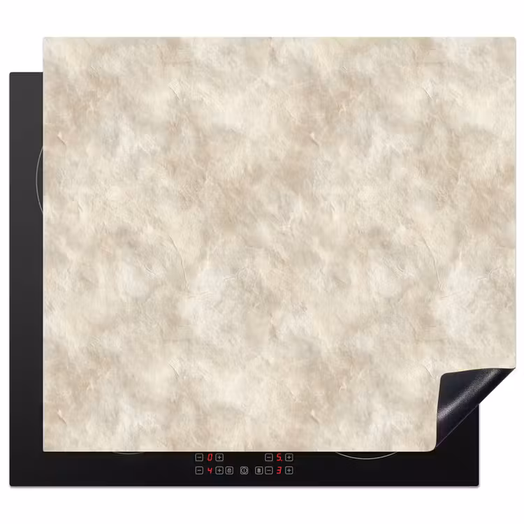 Protector de inducción - Beige - Estructura en relieve - Piedra natural — 1