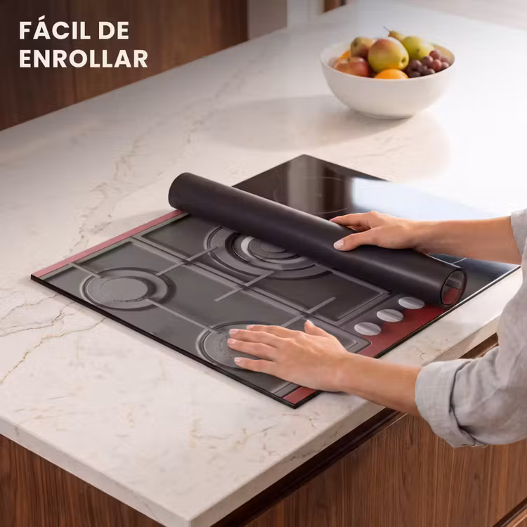 Protector de inducción - Cocina - Quemador de gas - Rojo — 7
