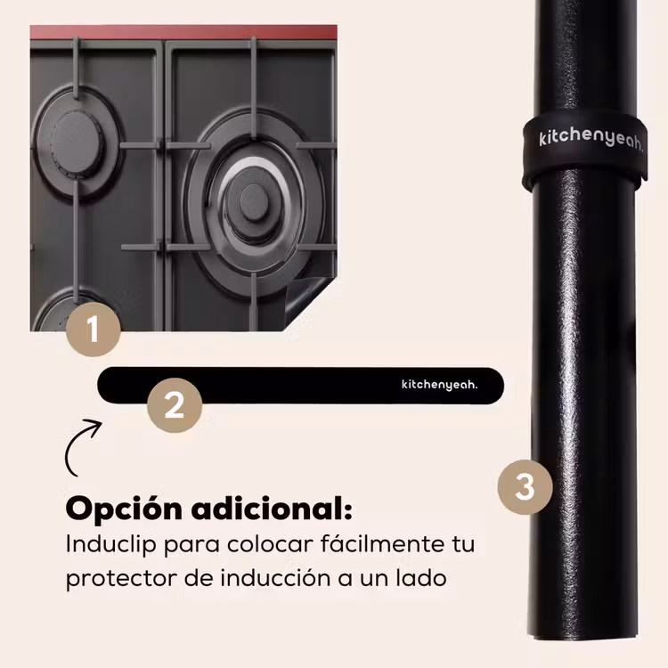 Protector de inducción - Cocina - Quemador de gas - Rojo — 8