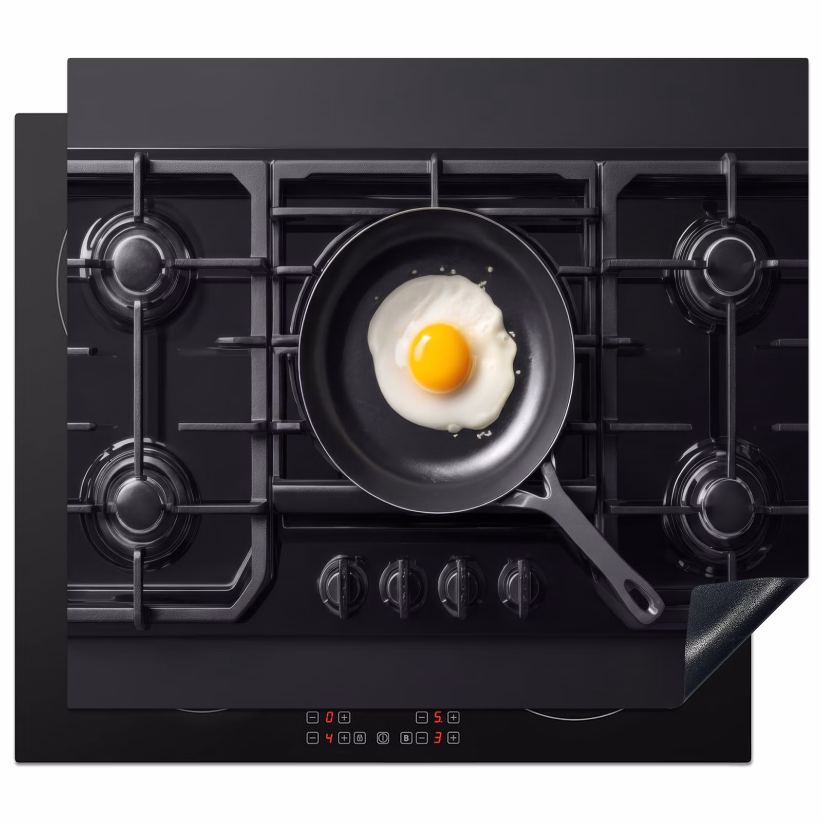 Protector de inducción - Cocina - Huevo Espejo - Negro — 1