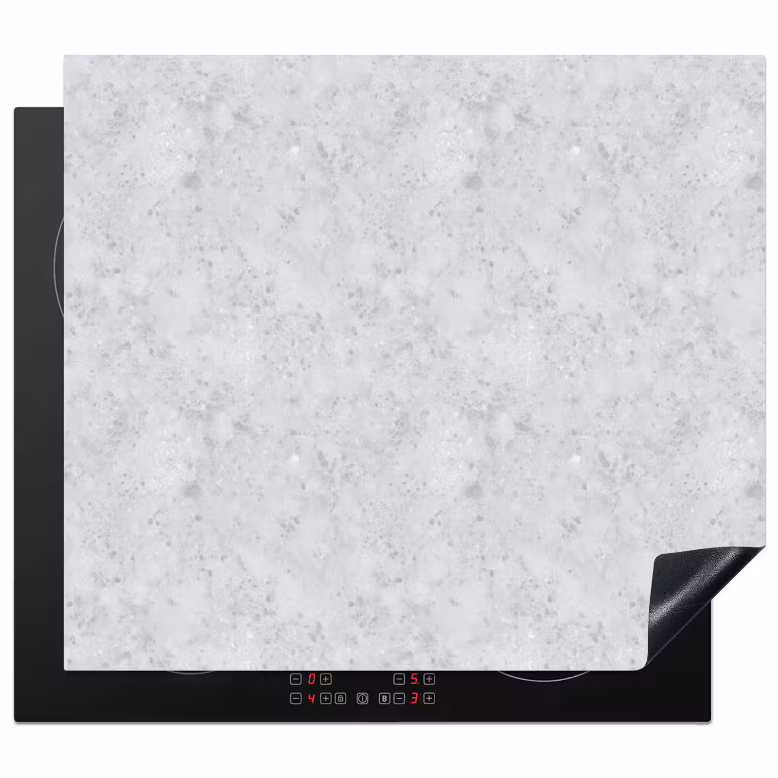 Protector de inducción - Gris - Efecto terrazo - Hormigón — 1