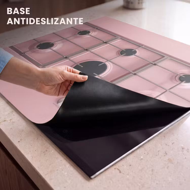 Protector de inducción - Cocina de gas - Moderna - Rosa — 6