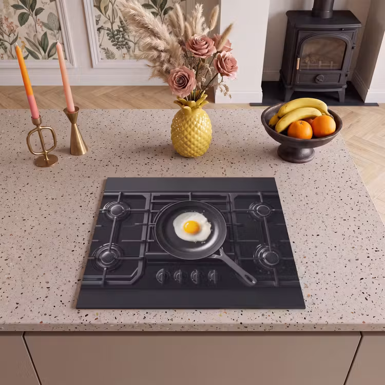 Protector de inducción - Cocina - Huevo Espejo - Negro — 3
