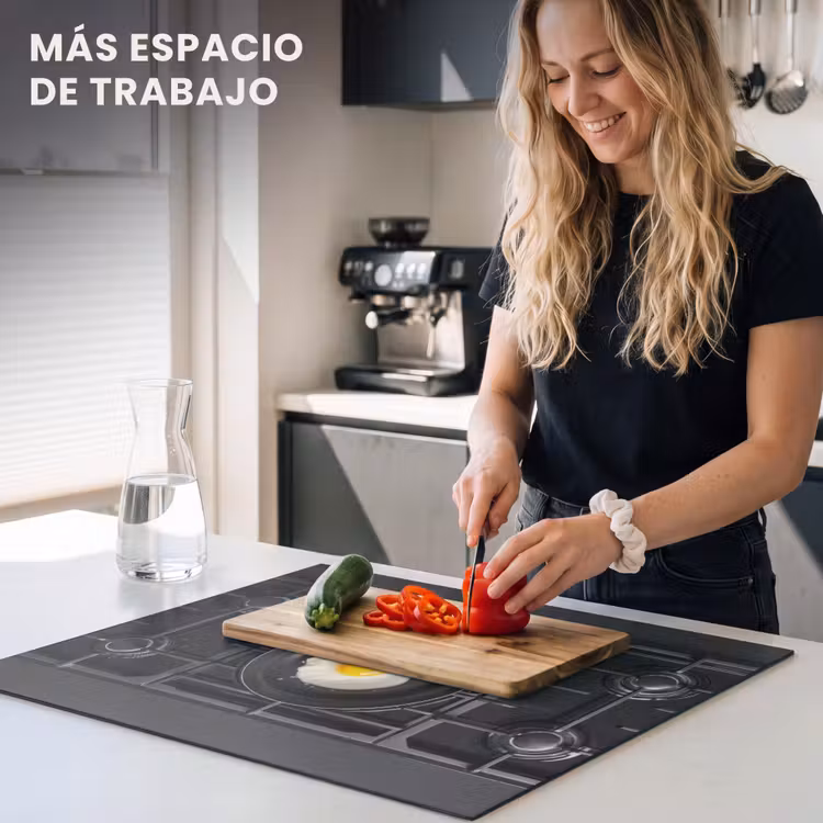 Protector de inducción - Cocina - Huevo Espejo - Negro — 5