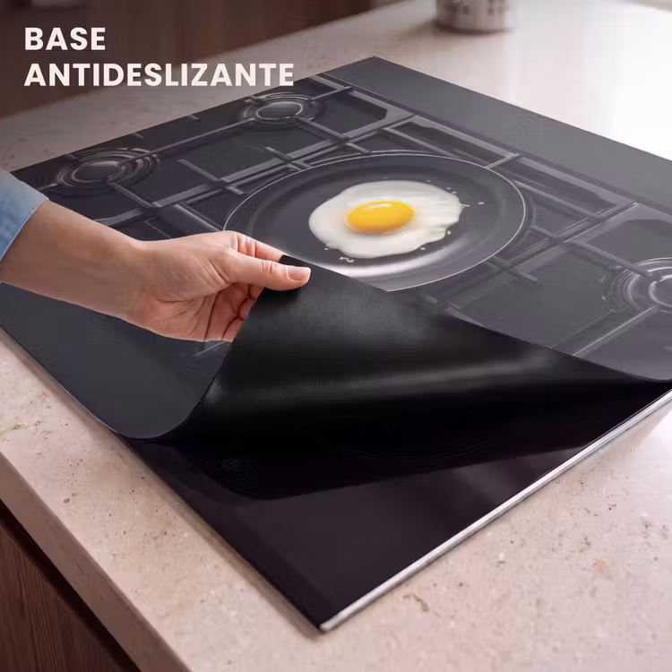 Protector de inducción - Cocina - Huevo Espejo - Negro — 6