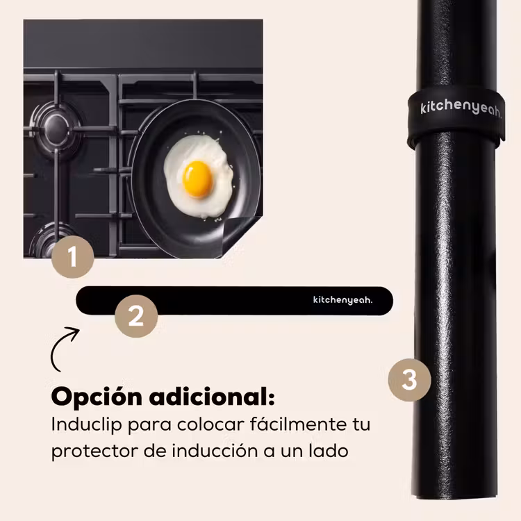 Protector de inducción - Cocina - Huevo Espejo - Negro — 8
