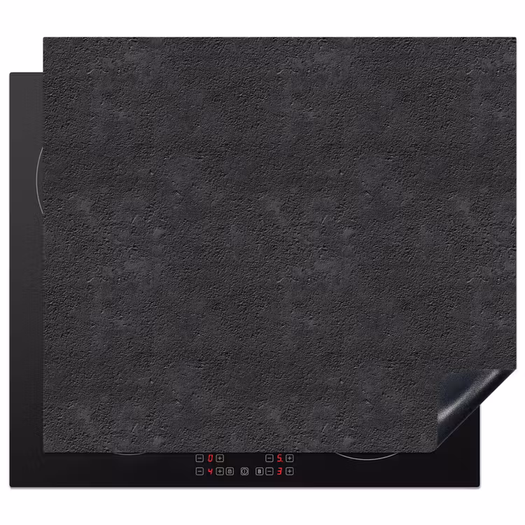 Protector de inducción - Gris oscuro - Textura asfáltica - Rugosa — 1