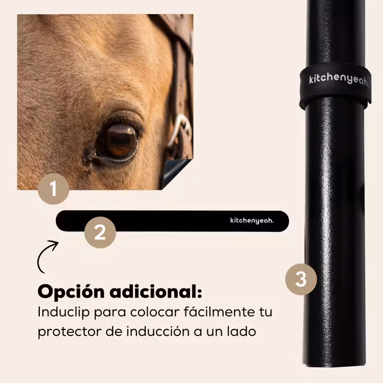 Protector de inducción - Caballo - Ojo - Marrón — 8